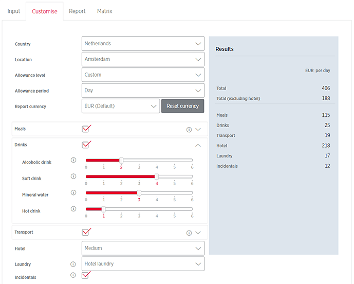 Daily Rates Calculator