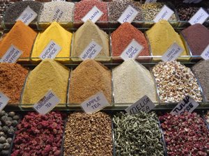 Herbs and spices in Istanbul
